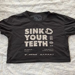 Med sink your teeth hvii brand crop top